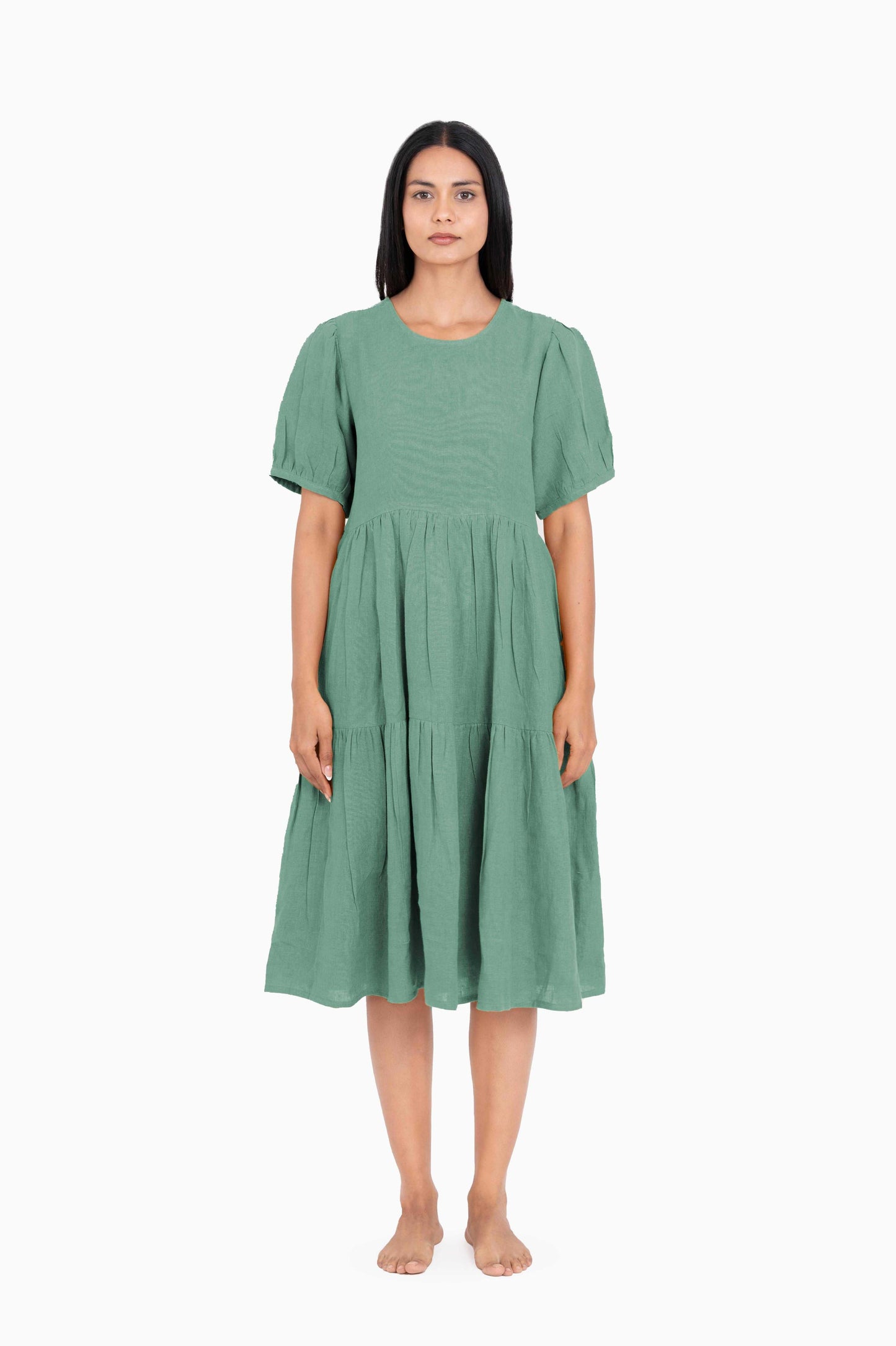 Linen Elvira Dress