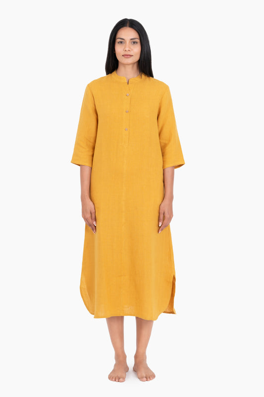 Linen Idris Shirt Dress