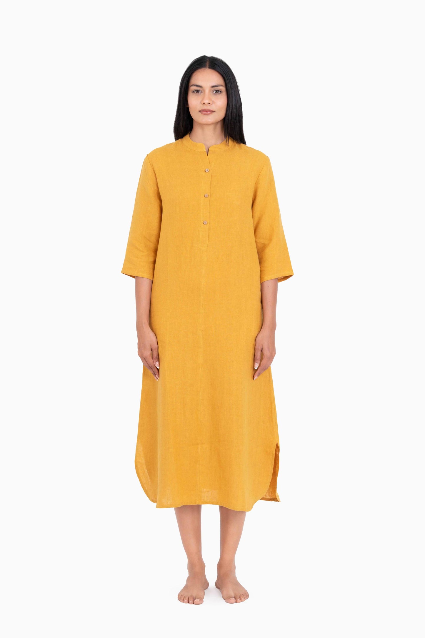 Linen Idris Shirt Dress