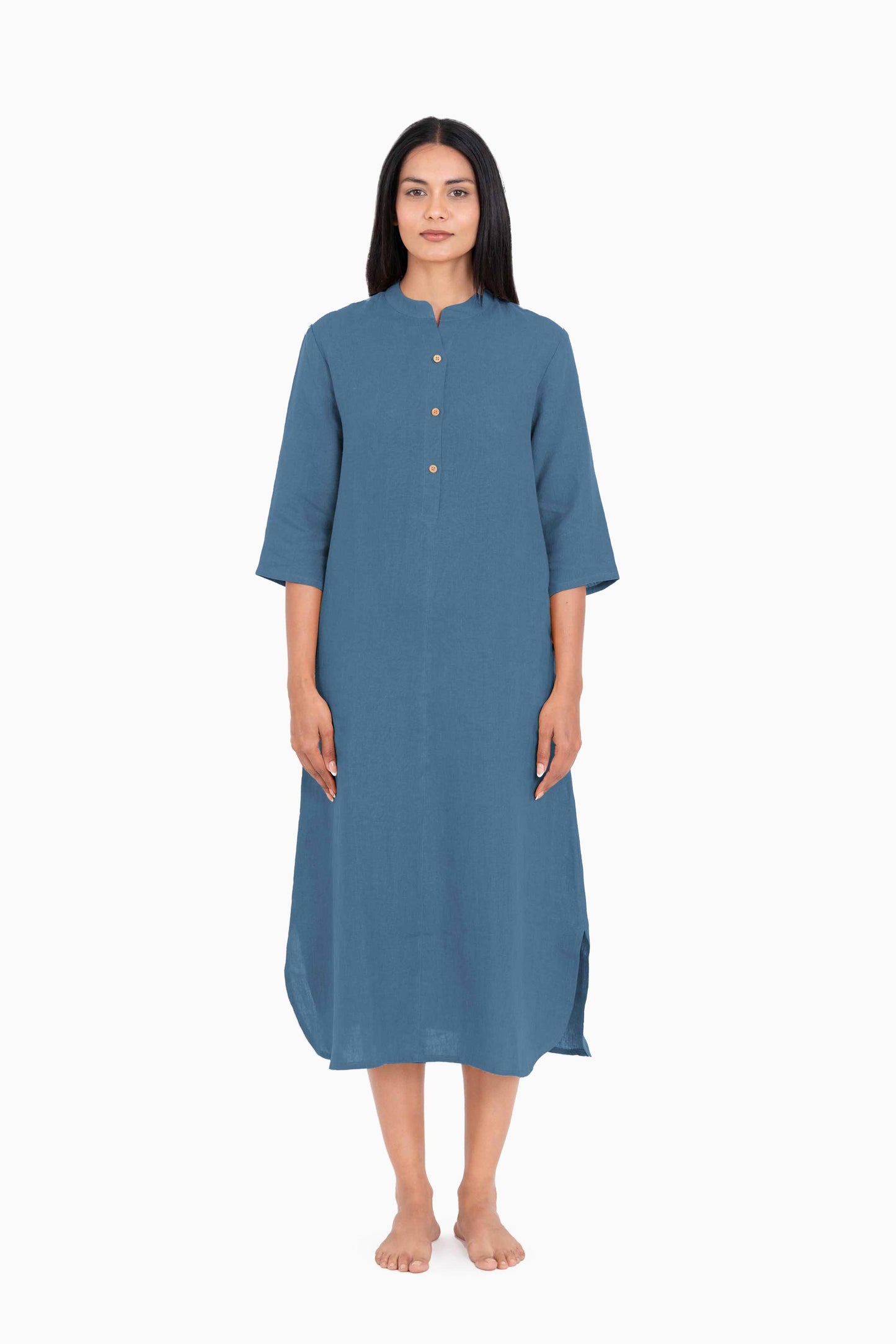 Linen Idris Shirt Dress