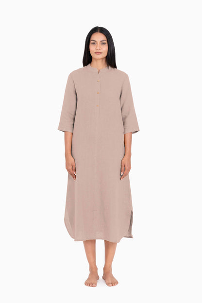 Linen Idris Shirt Dress