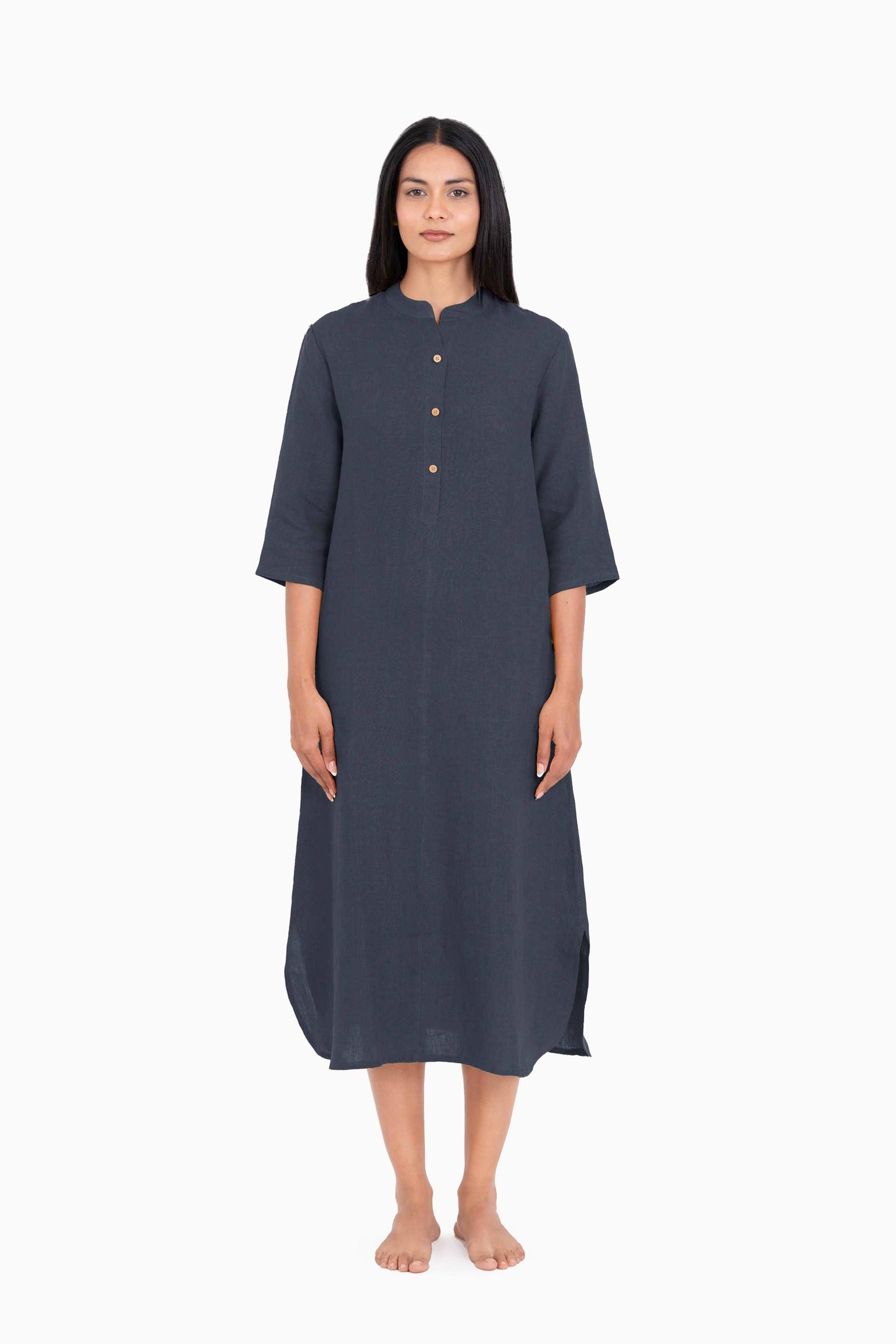 Linen Idris Shirt Dress