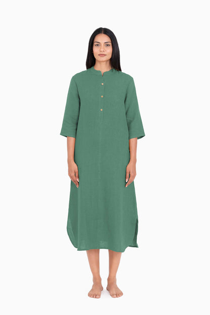 Linen Idris Shirt Dress