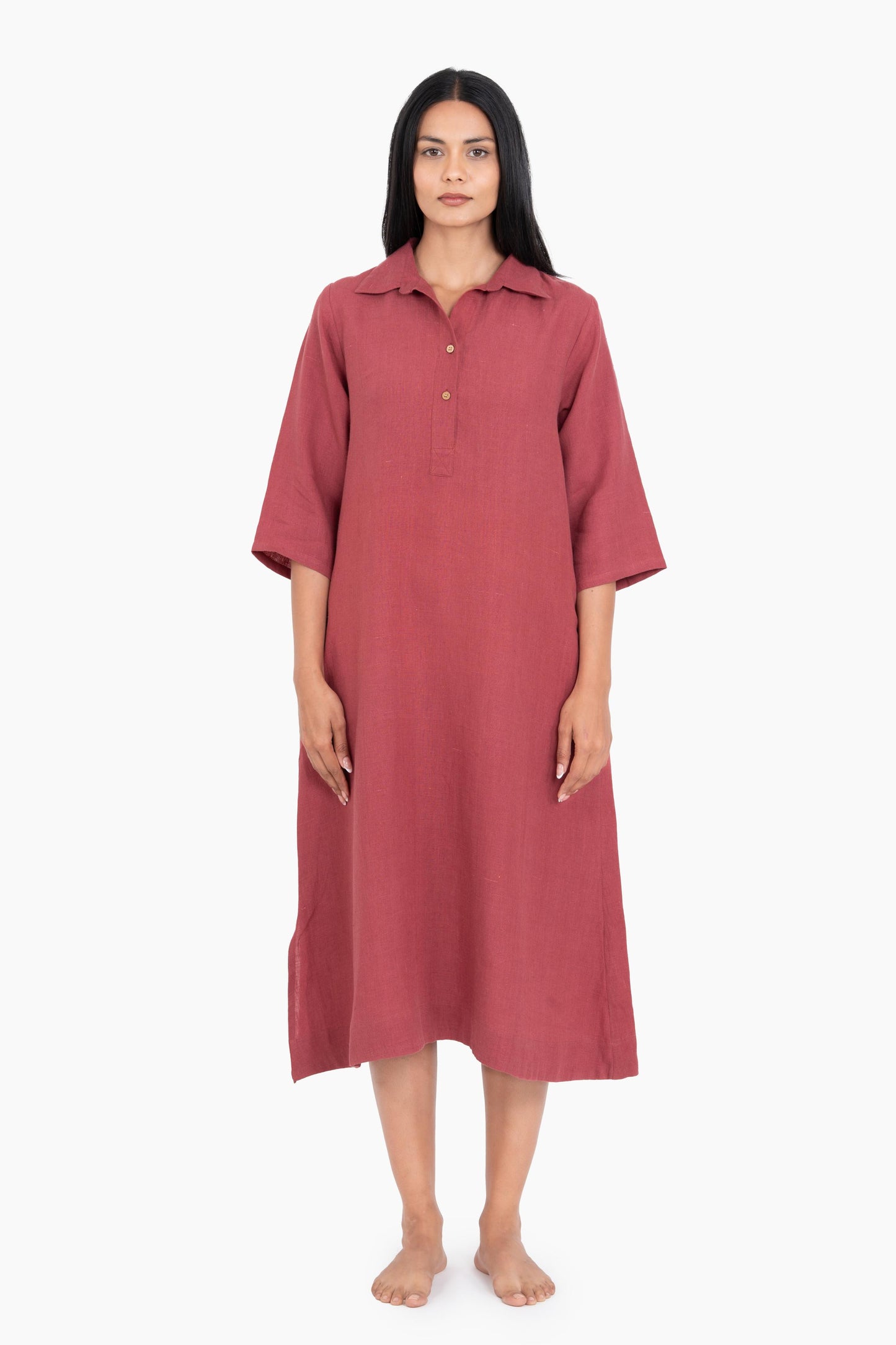 Linen Kira Shirt Dress