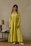 Linen Harbor Maxi Dress