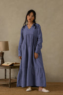Linen Harbor Maxi Dress
