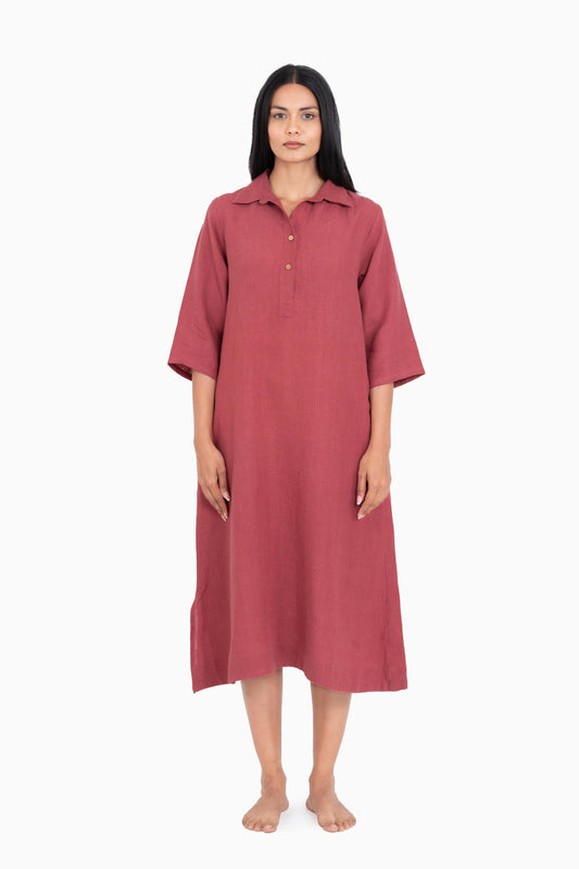 Linen Kira Shirt Dress