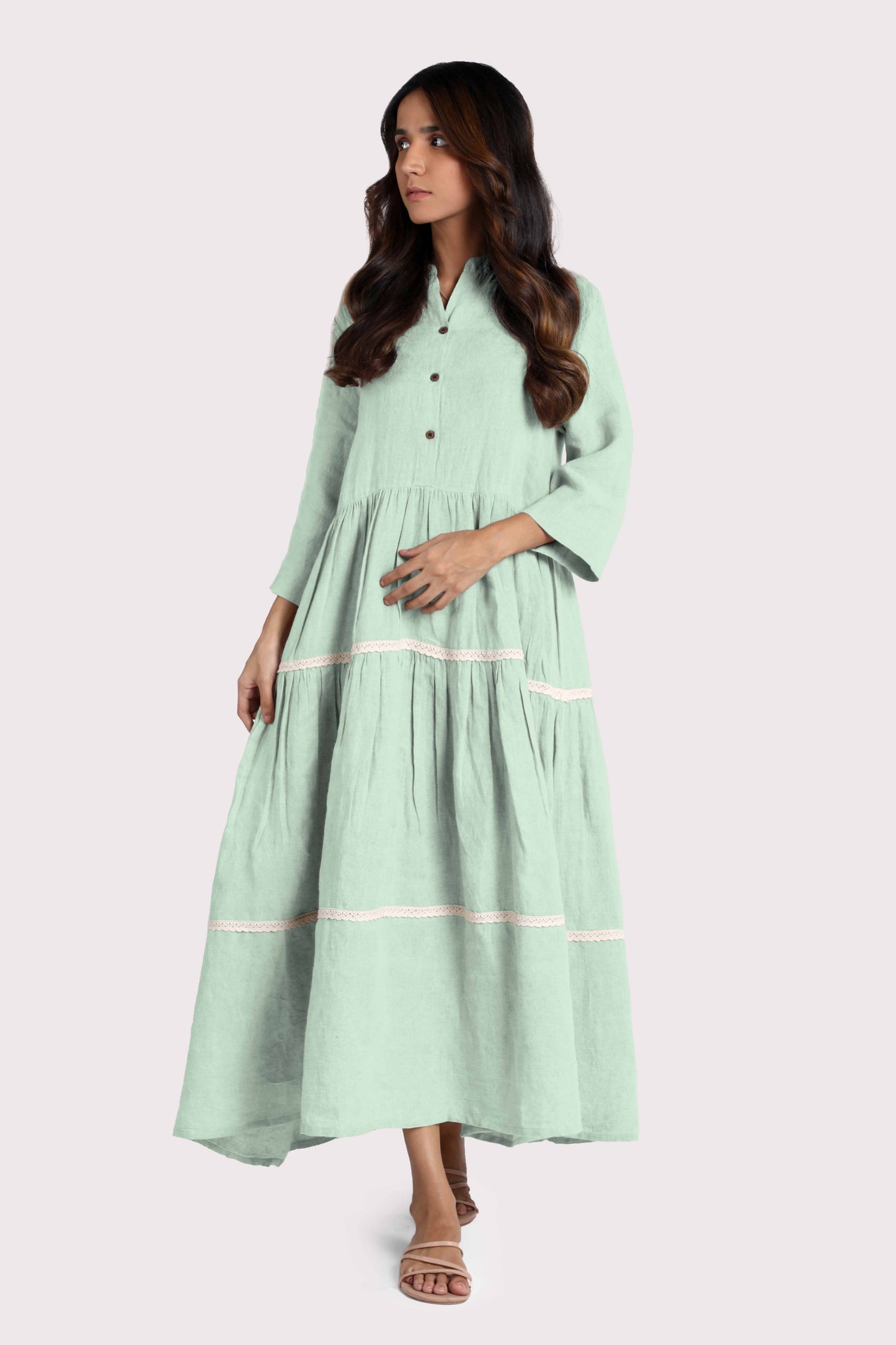 Linen Eve Maxi Dress