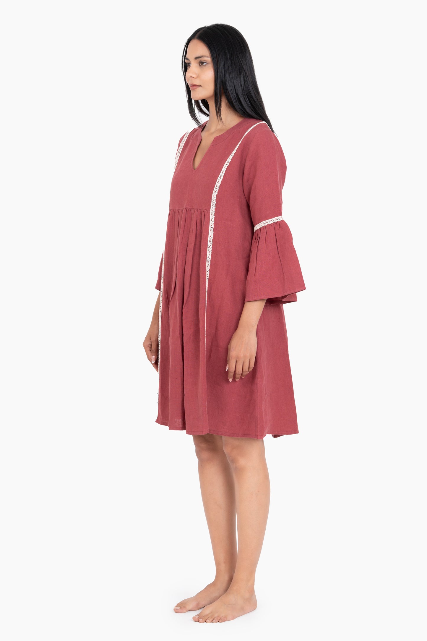 Linen Moana Midi Dress