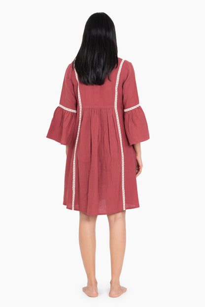 Linen Moana Midi Dress