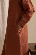 Linen Bray Shirt Dress