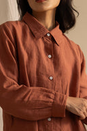 Linen Bray Shirt Dress