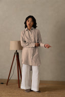 Linen Ginger Long Shirt