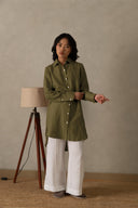 Linen Ginger Long Shirt