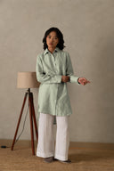 Linen Ginger Long Shirt