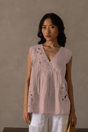 Linen Rose Top