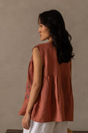 Linen Rose Top