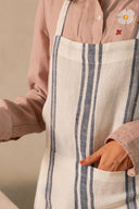 Linen Denise Tie Knot Apron