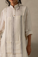 Linen Denise Cross Back Apron