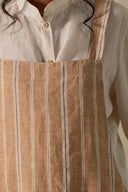 Linen Althea Cross Back Apron