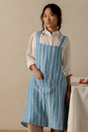 Linen Althea Cross Back Apron
