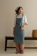 Linen Tie Knot Apron