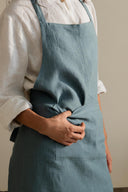 Linen Tie Knot Apron