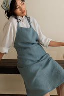 Linen Tie Knot Apron