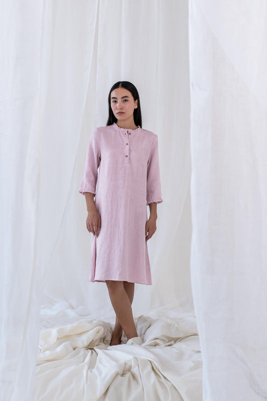 Linen Amber A-Line Dress