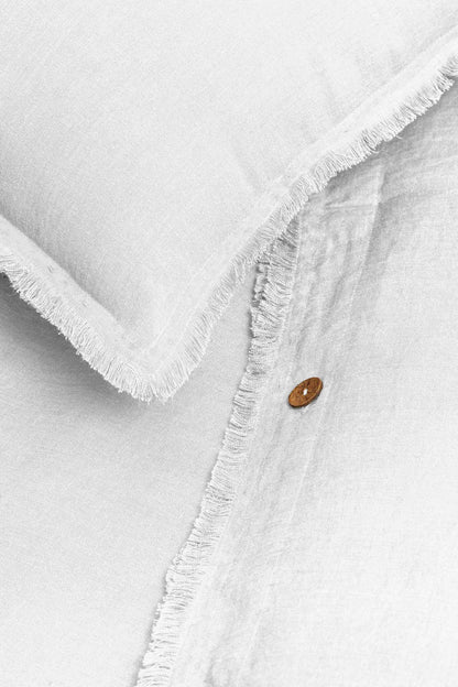 Linen Fringe Me Good Duvet Cover