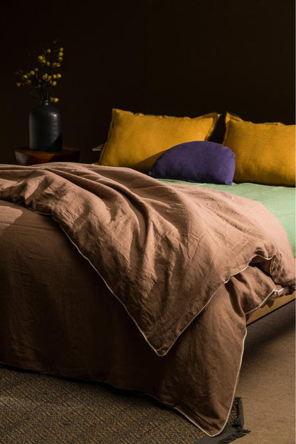 Linen Delight Lace Duvet Cover