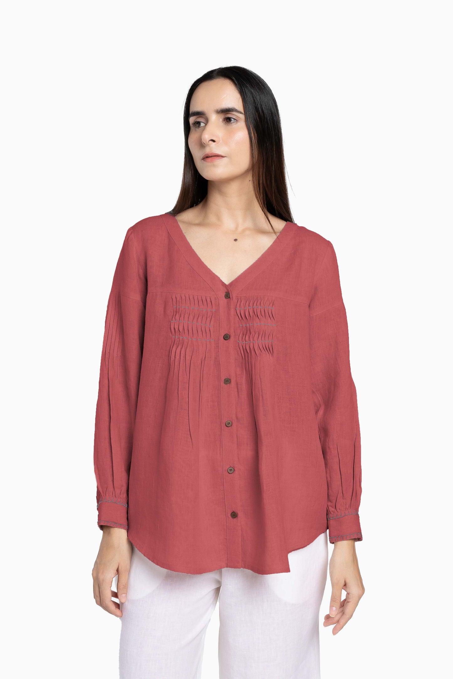 Linen Caprice Top