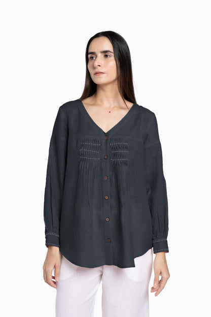 Linen Caprice Top