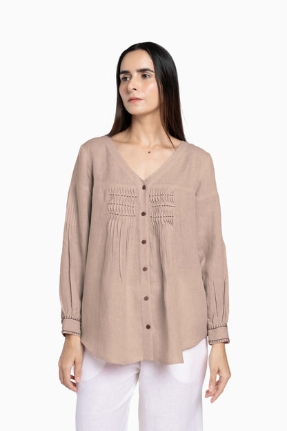 Linen Caprice Top