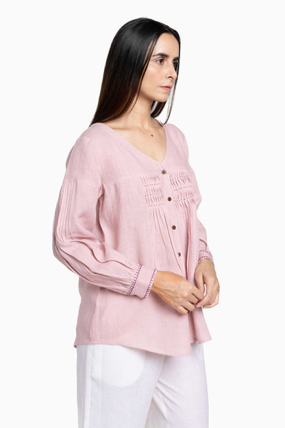 Linen Caprice Top