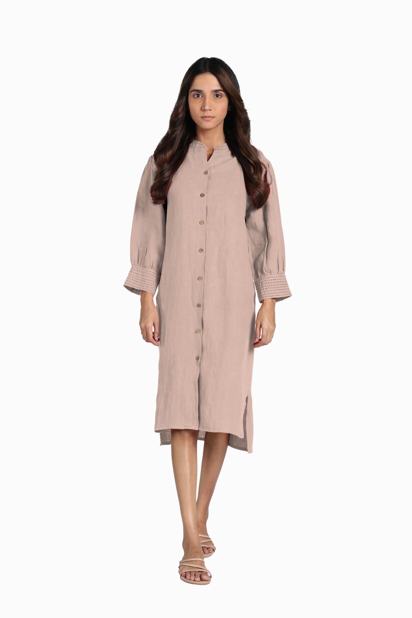 Linen Oasis Shirt Dress