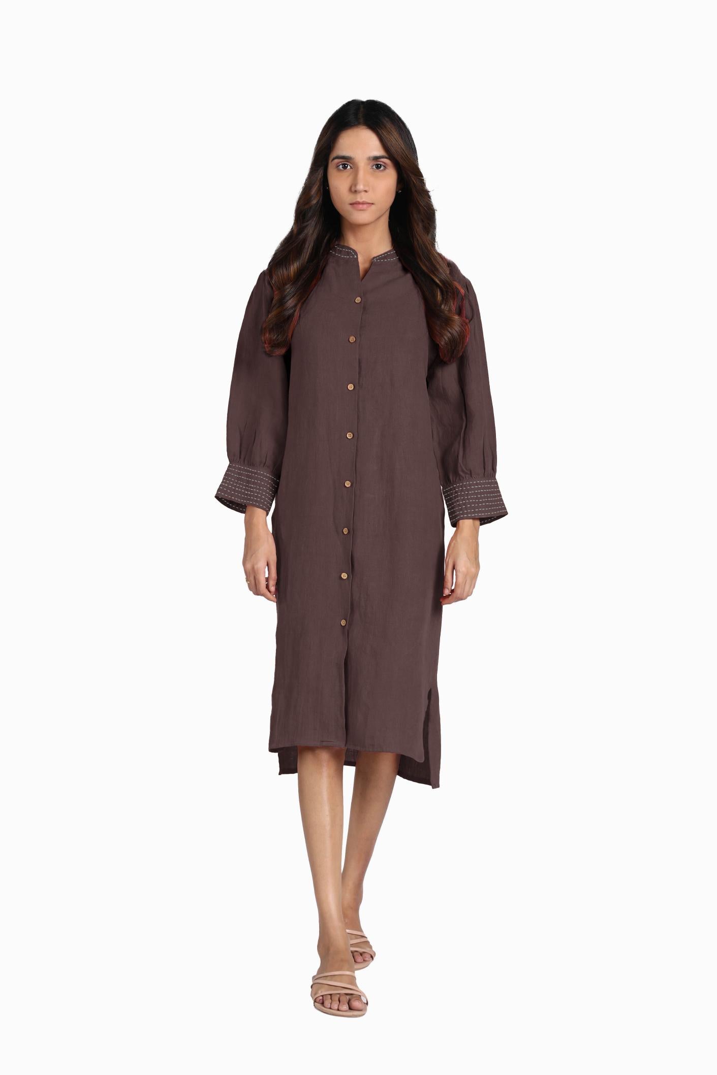 Linen Oasis Shirt Dress