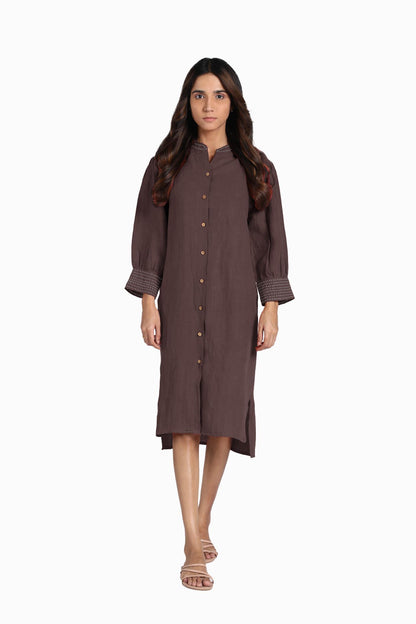 Linen Oasis Shirt Dress