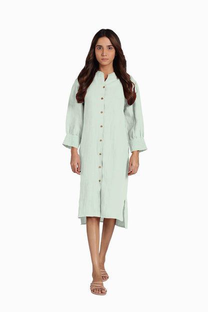 Linen Oasis Shirt Dress