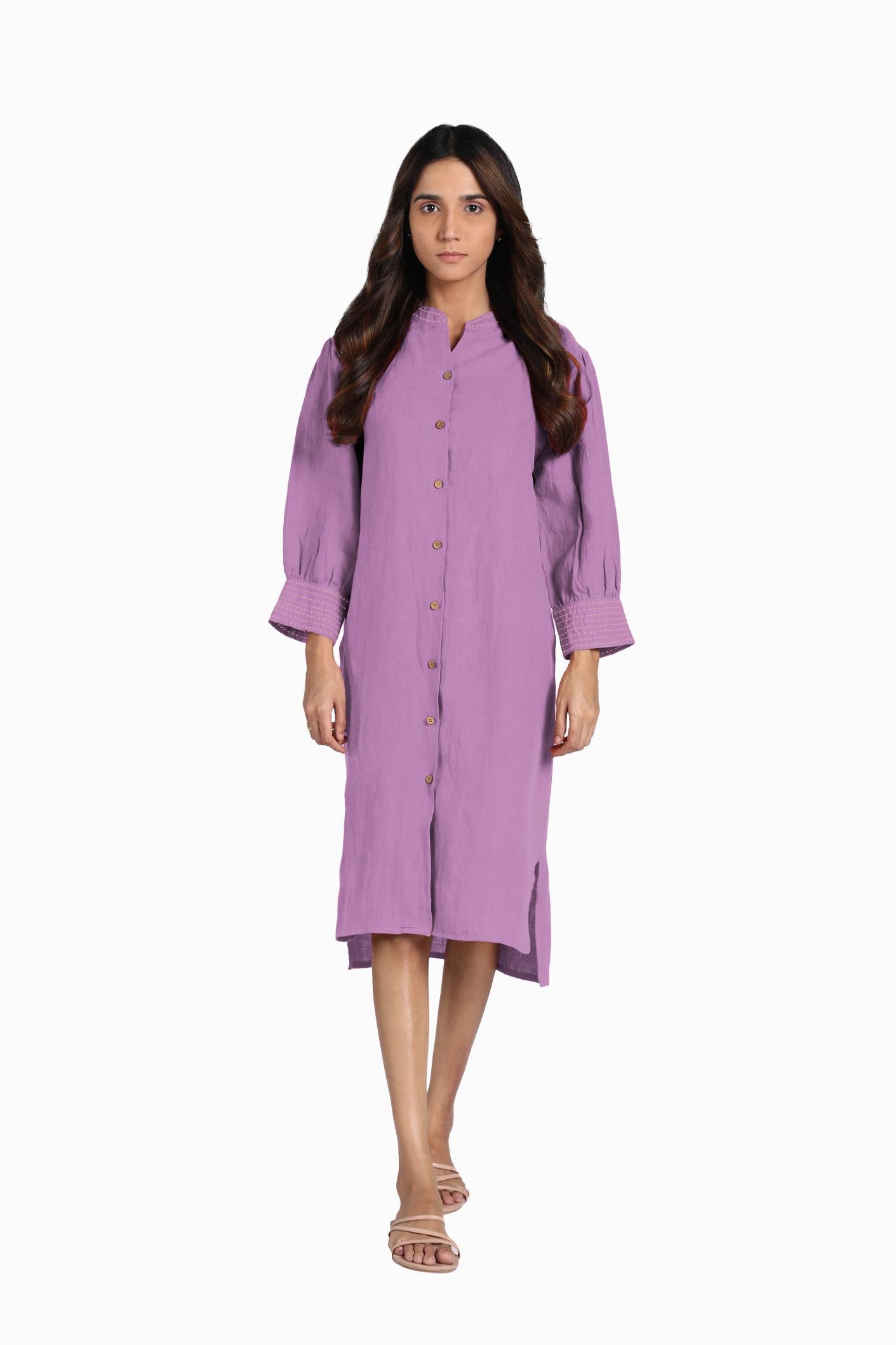 Linen Oasis Shirt Dress