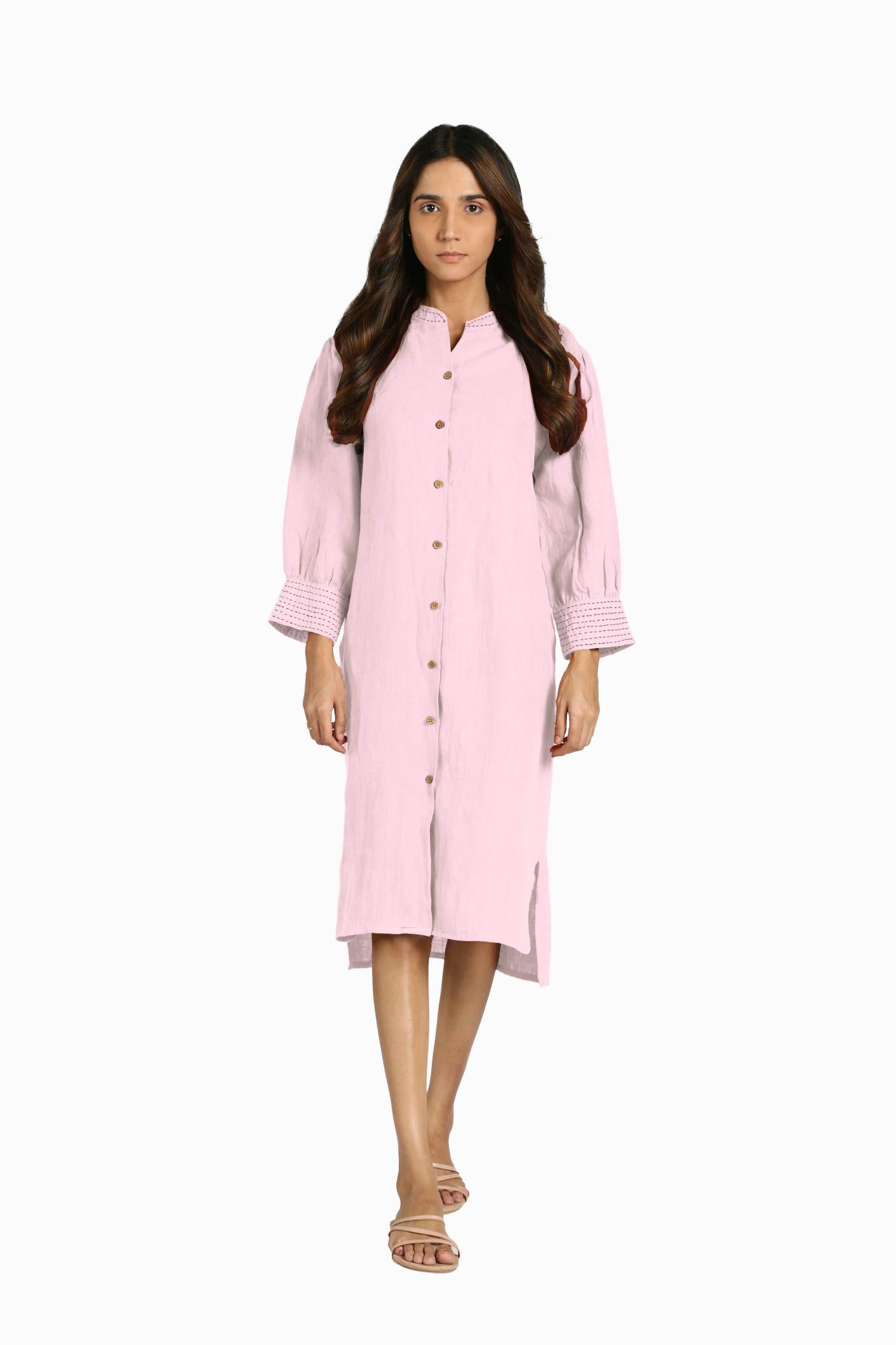 Linen Oasis Shirt Dress