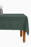 Linen Fringe Me Good Tablecloth