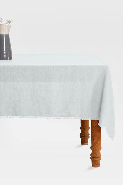 Linen Fringe Me Good Tablecloth