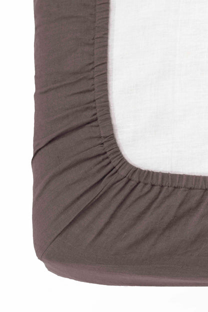 Linen Slumber Solid Fitted Sheet