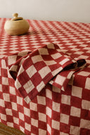 Linen Chequers Napkin