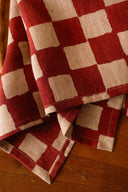 Linen Chequers Napkin