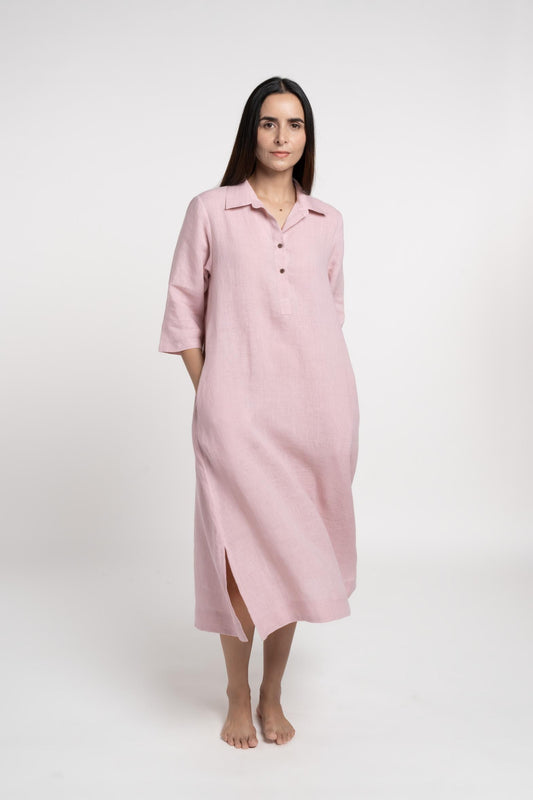 Linen Kira Shirt Dress