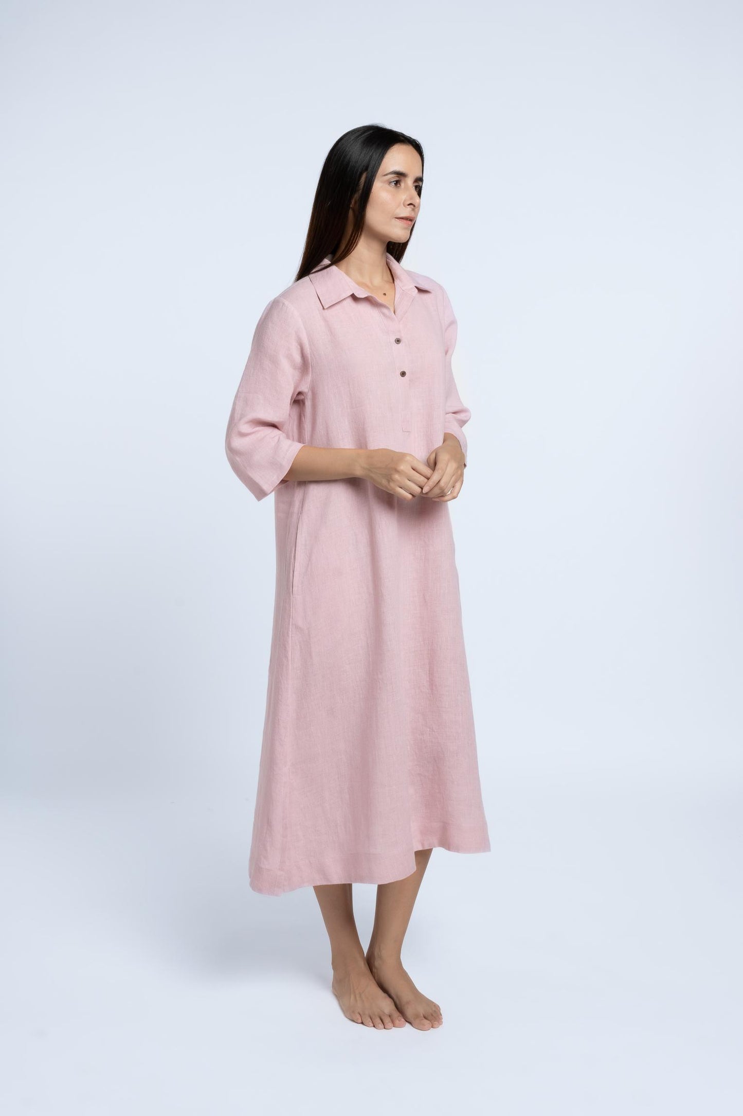 Linen Kira Shirt Dress