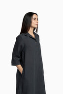 Linen Petunia Shirt Dress