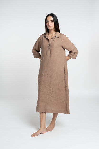 Linen Kira Shirt Dress